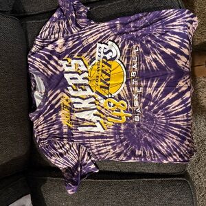 NBA Purple and Yellow Lakers T-Shirt